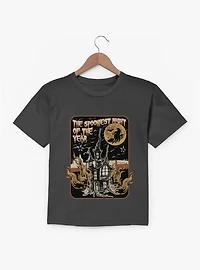Halloween Spookiest Night Of Year Haunted House Youth T-Shirt