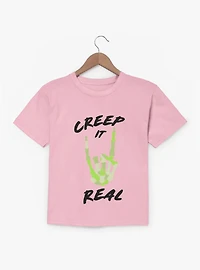 Skeleton Hand Creep It Real Youth T-Shirt
