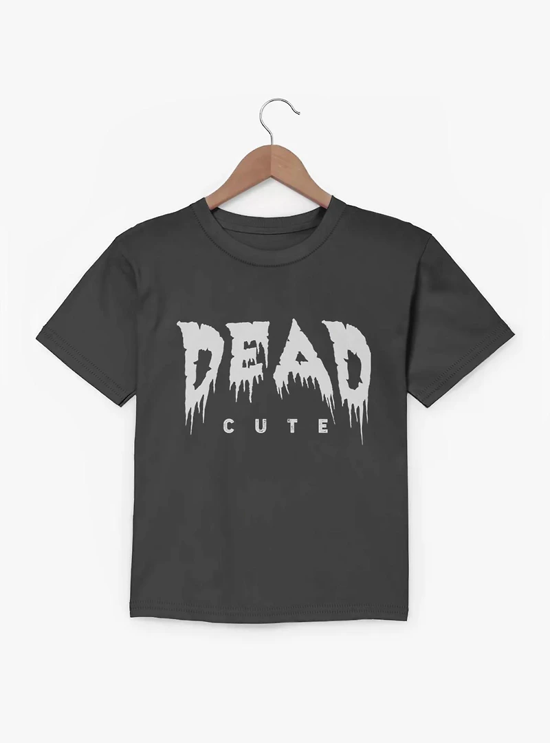 Dead Cute Dripping Letters Youth T-Shirt