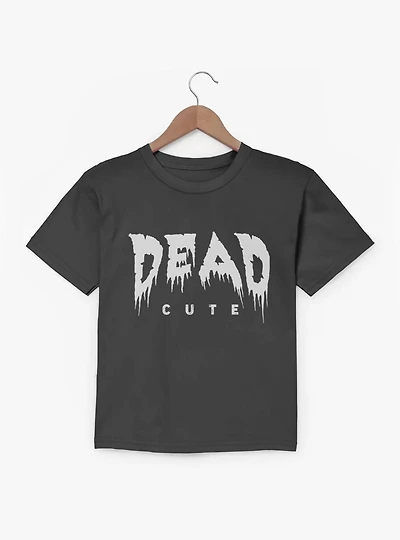 Dead Cute Dripping Letters Youth T-Shirt