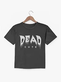 Dead Cute Dripping Letters Youth T-Shirt