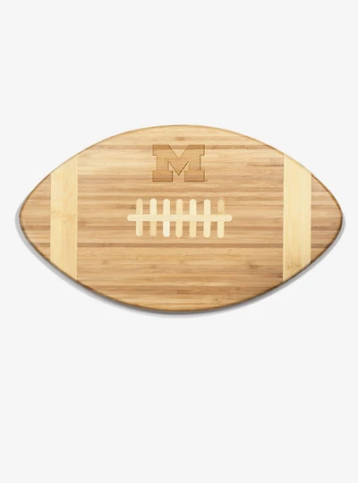NCAA Michigan Wolverines Touchdown! Football Cutting Board & Serving Tray