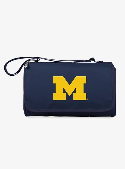 NCAA Michigan Wolverines Blanket Tote Outdoor Picnic Blanket