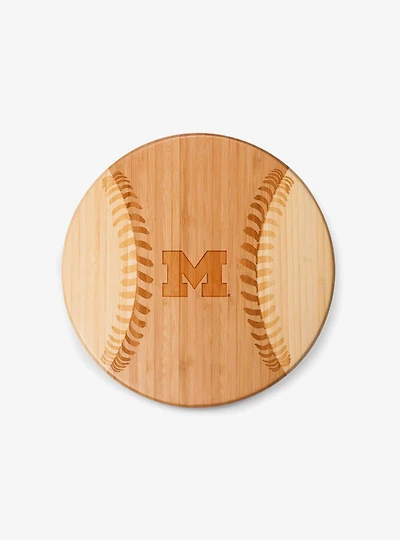NCAA Michigan Wolverines Home Run! Baseball Cutting Board & Serving Tray