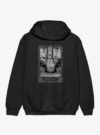 Boba Tea Tarot Card Hoodie