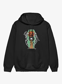 Dancing Skeletons Pumpkin Candle Hoodie