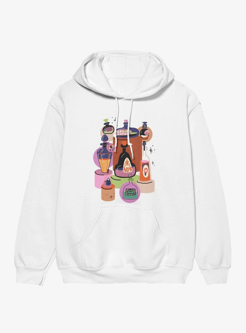 Ghost Tears Poison Vamp Cartoon Bottles Hoodie