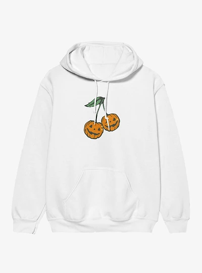 Pumpkin Jack O Lanterns Cherry Pair Hoodie