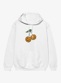 Pumpkin Jack O Lanterns Cherry Pair Hoodie