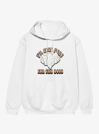 Here For The Boos Ghost Retro Hoodie