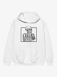 Skeleton Drinking Life Cup Hoodie