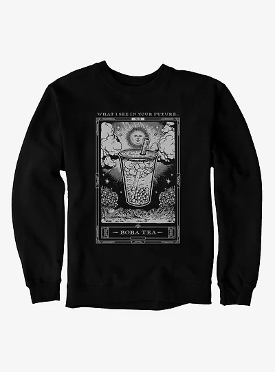 Boba Tea Tarot Card Sweatshirt