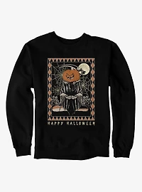 Happy Halloween Pumpkin Grim Reaper Sweatshirt