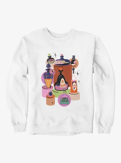 Ghost Tears Poison Vamp Cartoon Bottles Sweatshirt