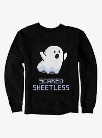 Scared Sheetless Pixel Ghost Sweatshirt
