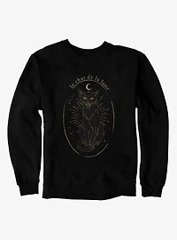 Le Chat De La Lune Black Cat Sweatshirt