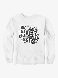 Spooky Vibes Moonlit Skies Retro Sweatshirt