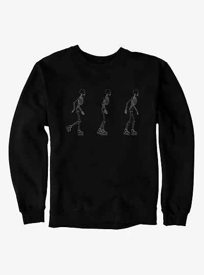 Skeletons On Roller Skates Sweatshirt