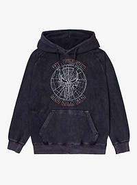 Marvel Spider-Man Brand New Day Punisher Web Icon York City Mineral Wash Hoodie