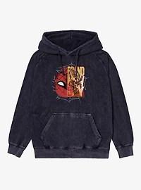 Marvel Spider-Man Brand New Day Upside Down Mineral Wash Hoodie