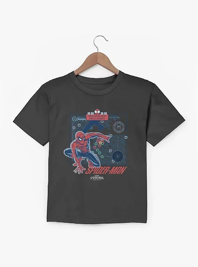 Marvel Spider-Man Brand New Day Spidey Tracker Tracked Your Area Youth T-Shirt