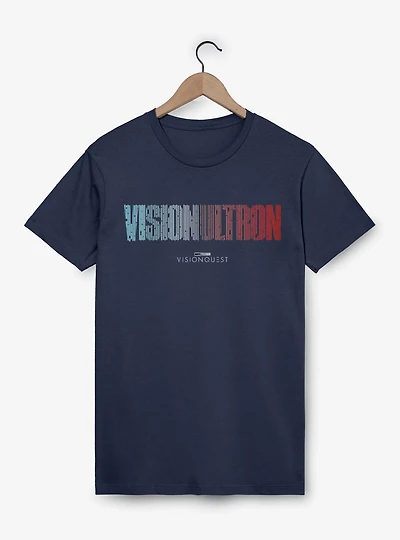 Marvel VisionQuest Vision Ultron Text T-Shirt