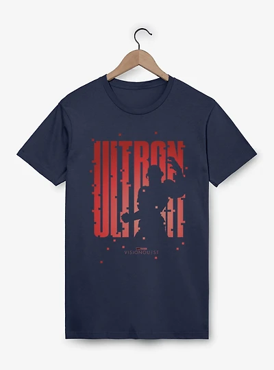 Marvel VisionQuest Ultron Silhouette Name T-Shirt