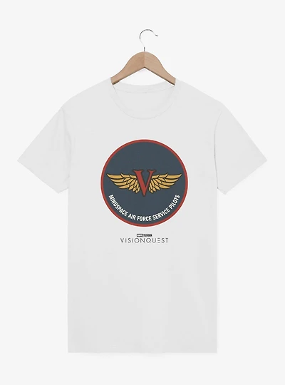 Marvel VisionQuest Mindspace Air Force Service Pilots Logo T-Shirt