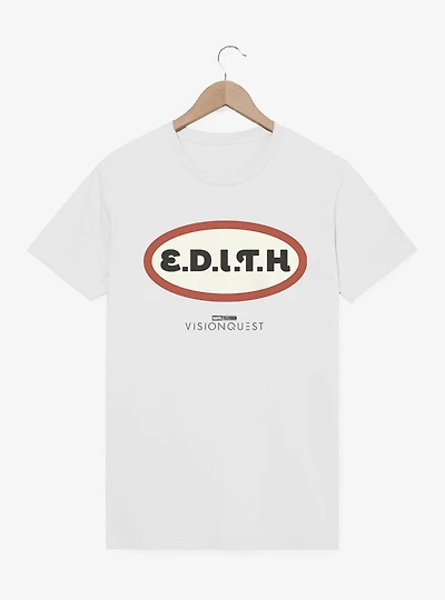 Marvel VisionQuest EDITH Vintage Oval Logo T-Shirt