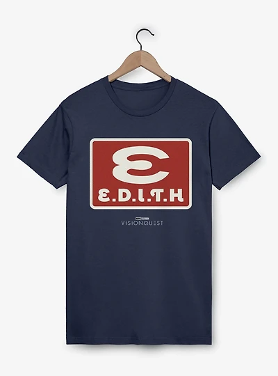 Marvel VisionQuest EDITH Vintage Square Logo T-Shirt