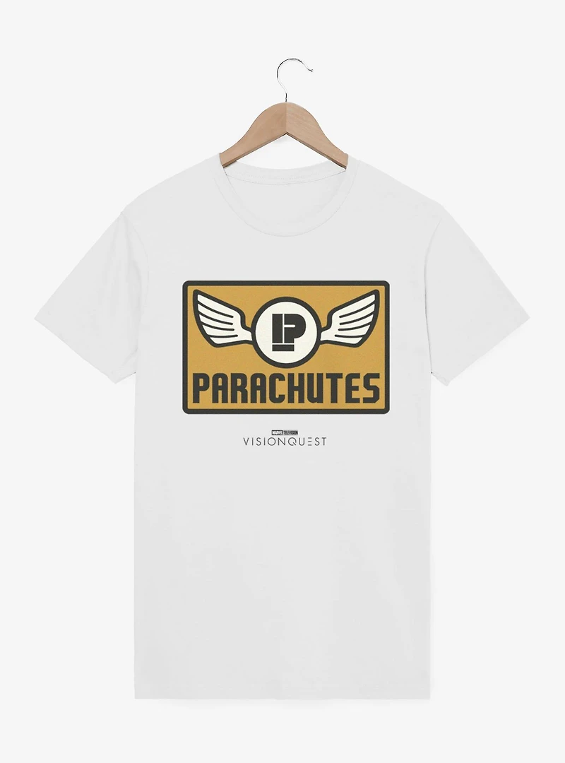 Marvel VisionQuest Parachutes Logo Rectangle T-Shirt