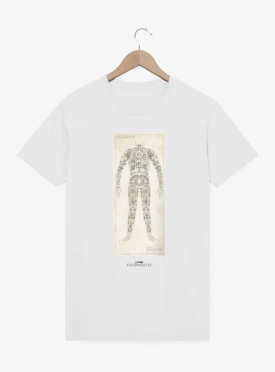 Marvel VisionQuest JIM Skeletal Prototype Blueprint T-Shirt