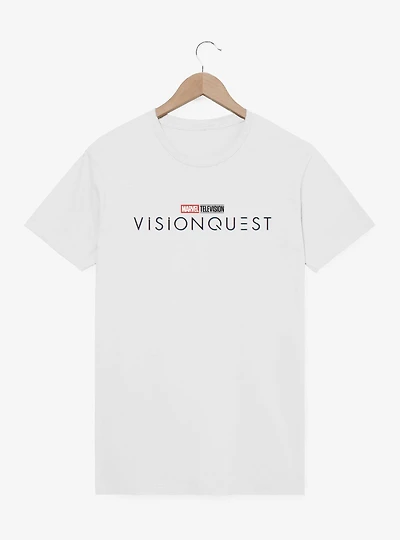 Marvel VisionQuest Show Logo Black Text T-Shirt