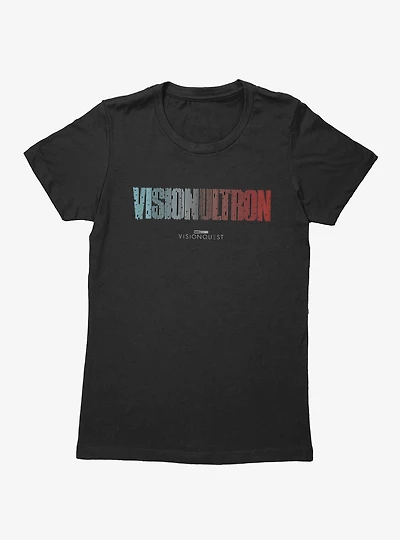 Marvel VisionQuest Vision Ultron Text Womens T-Shirt