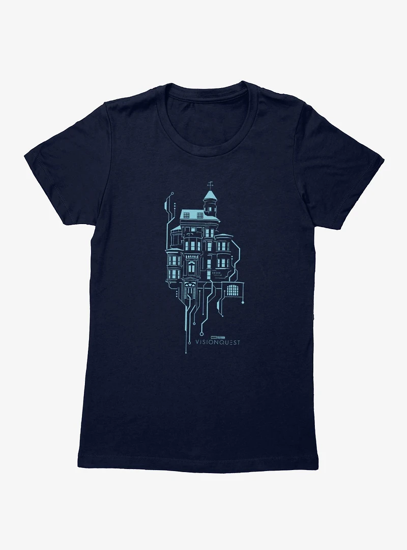 Marvel VisionQuest Circuit Board Home Womens T-Shirt