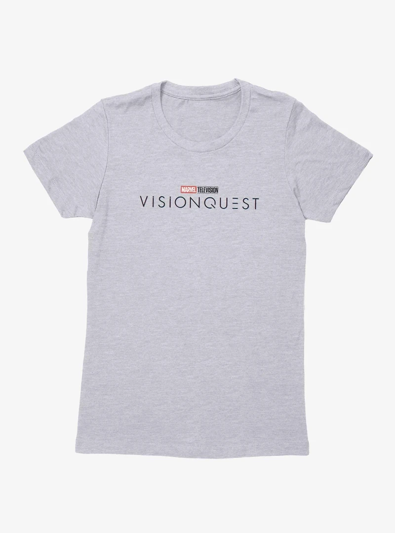 Marvel VisionQuest Show Logo Black Text Womens T-Shirt