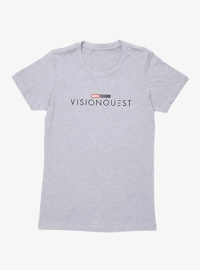 Marvel VisionQuest Show Logo Black Text Womens T-Shirt