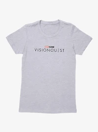 Marvel VisionQuest Show Logo Black Text Womens T-Shirt