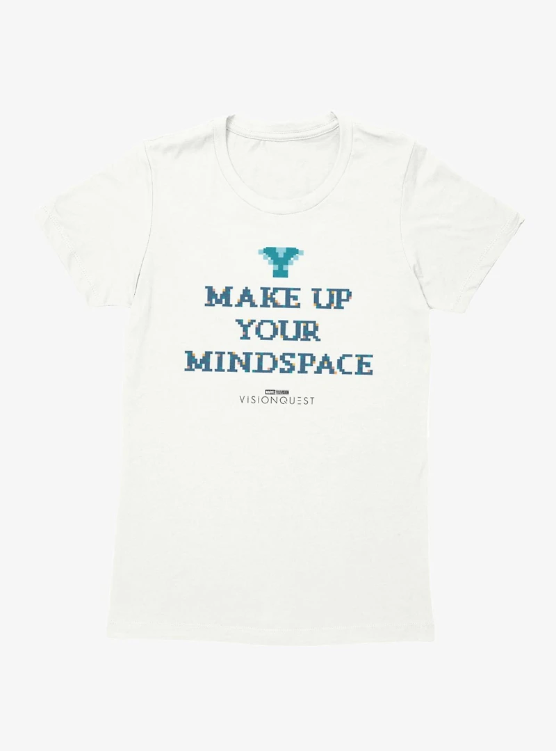 Marvel VisionQuest Make Up Your Mindspace Quote Womens T-Shirt