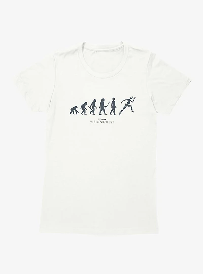 Marvel VisionQuest Evolution Of Mans Vision Womens T-Shirt