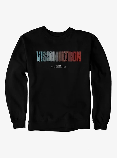 Marvel VisionQuest Vision Ultron Text Sweatshirt