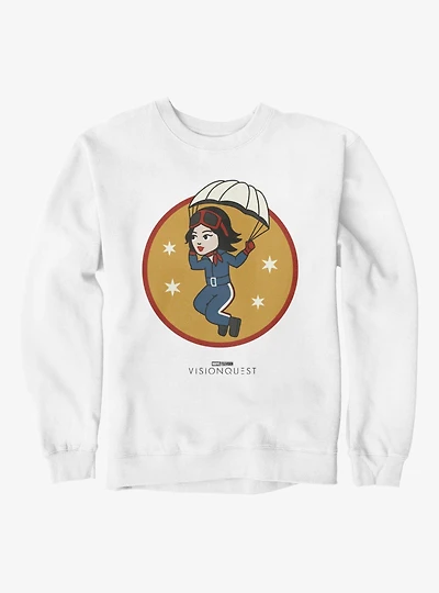 Marvel VisionQuest Parachute Landing Circle Icon Sweatshirt