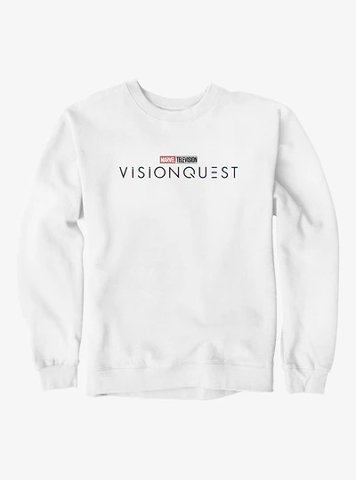 Marvel VisionQuest Show Logo Black Text Sweatshirt