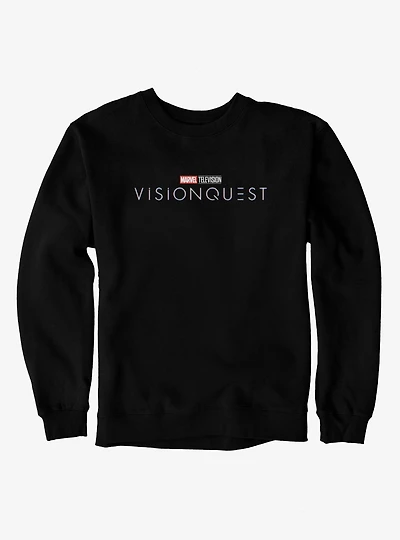 Marvel VisionQuest Show Logo White Text Sweatshirt