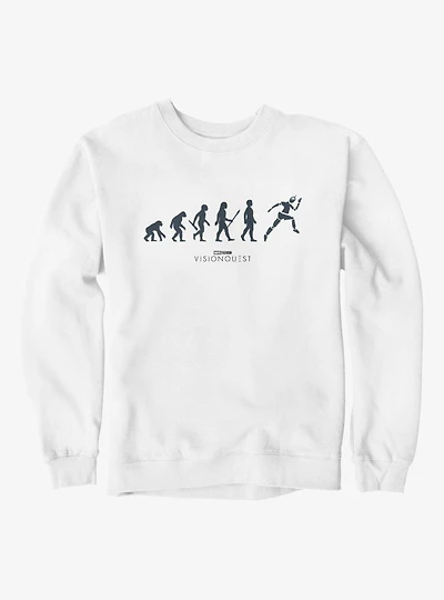 Marvel VisionQuest Evolution Of Mans Vision Sweatshirt