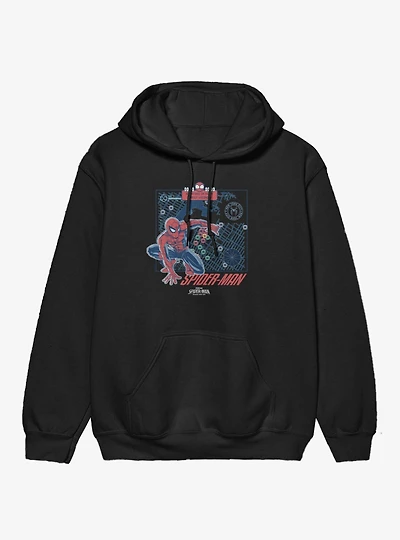 Marvel Spider-Man Brand New Day Spidey Tracker Tracked Your Area Hoodie