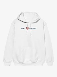 Marvel Spider-Man Brand New Day NYC Loves Spidey Heart Hoodie