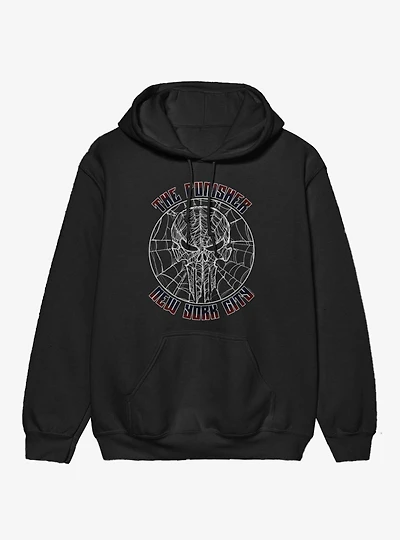Marvel Spider-Man Brand New Day Punisher Web Icon York City Hoodie