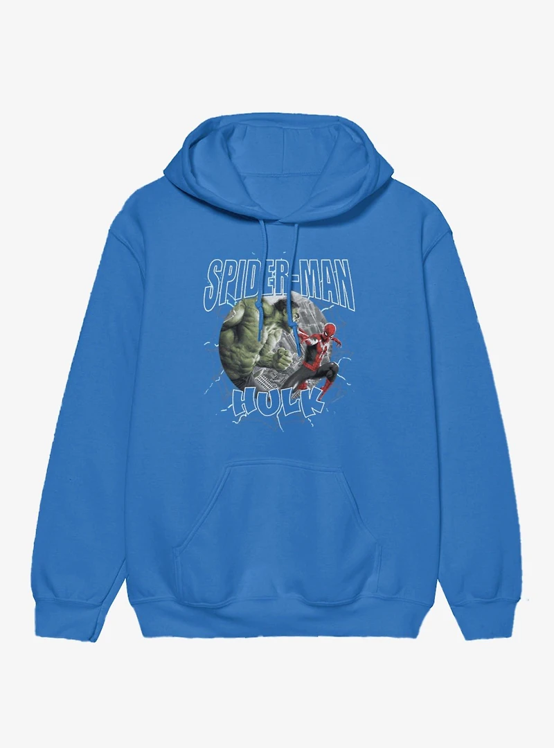 Marvel Spider-Man Brand New Day Hulk Fight Hoodie
