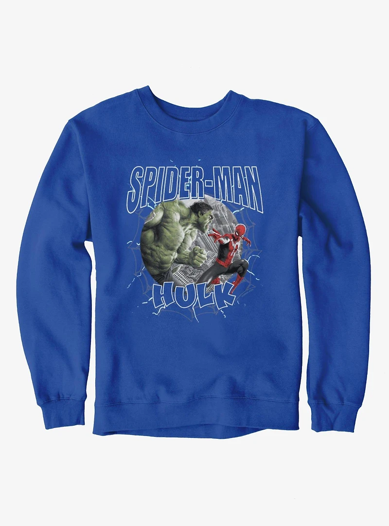Marvel Spider-Man Brand New Day Hulk Fight Sweatshirt